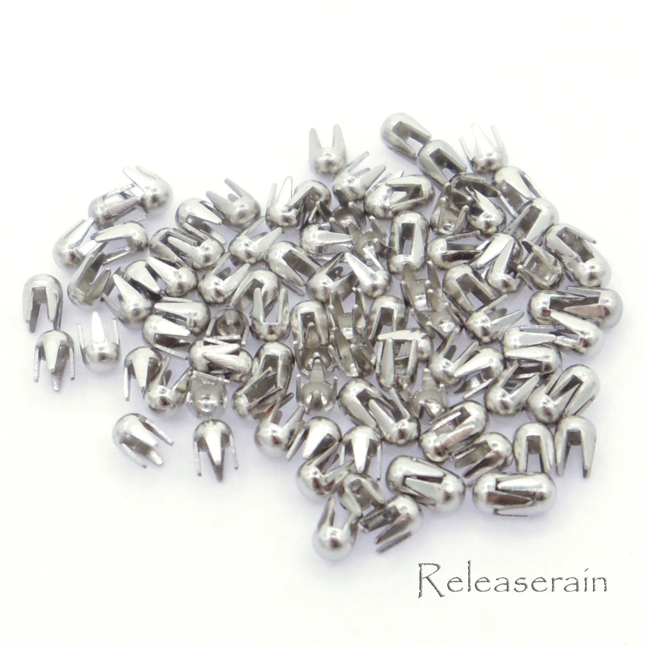 2mm DIY Craft Doll Clothes 4-Paw Spikes Round Dome Rivet Stud Miniature  Tacks Silver 100pcs - Releaserain